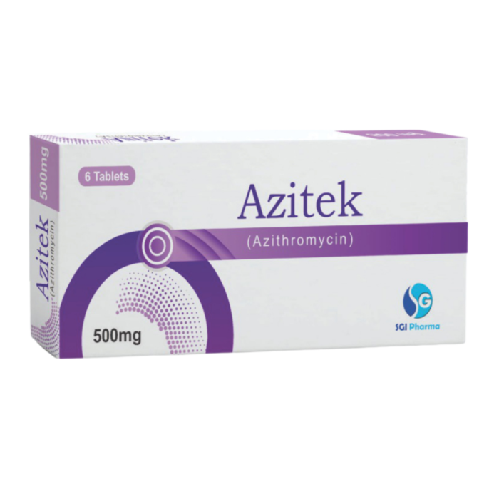 Azitek 500mg 6's